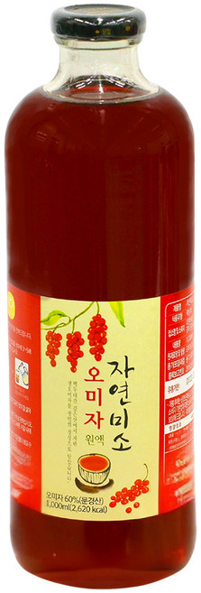 문경 오미자원액 청 1000ml, 1L, 1개입, 1개