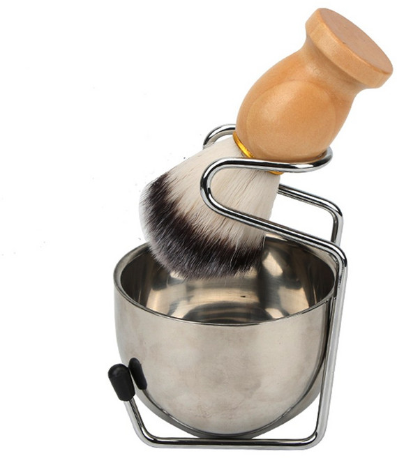 쉐이빙 클래식 면도기 세트 면도 용품 비누그릇 솔 받침대 거치대, 1세트, 브러쉬그릇세트