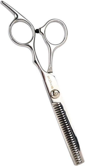 브링셀 고급 미용가위 숱가위 헤어 틴닝 앞머리 가위, 2개