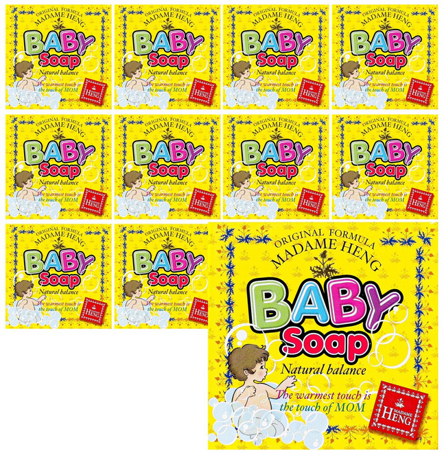 마담행 베이비 솝 태국비누 목욕비누, 150g, 12개입