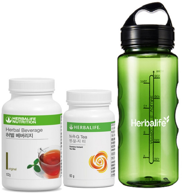 한국정품 허벌라이프 허벌티세트 허벌티 베버리지+엔알지티+물병포함 1세트 빠른배송, 허벌티+엔알지티+물병, 1개