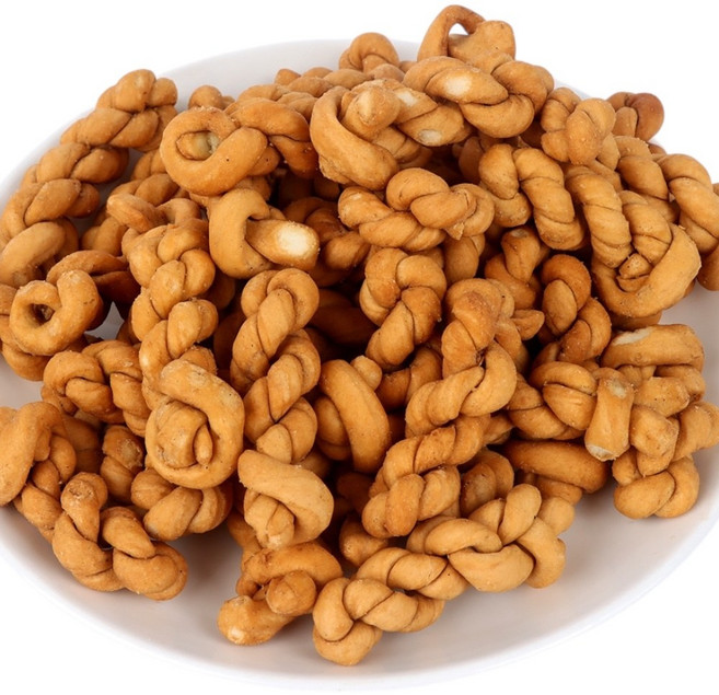 한입에 쏙 미니 사이즈 20년전통 뻥튀기곡물나라 미니 꽈배기 바삭한 달콤 깔끔 포장 휴대용 국민 간식, 1개, 170g