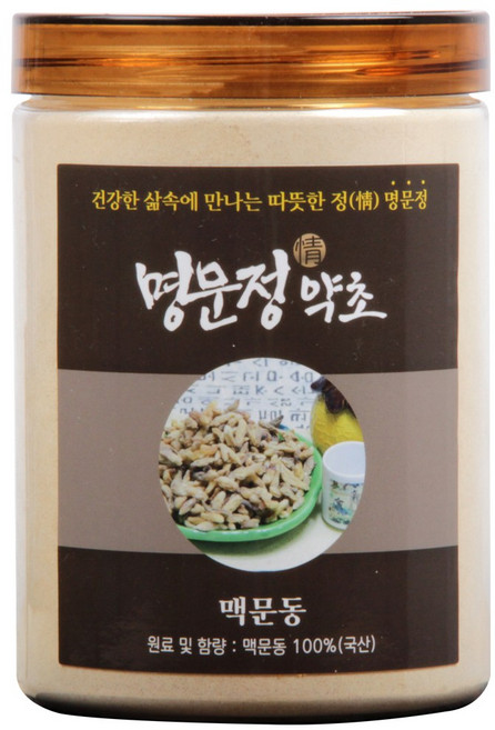 명문정약초 볶은 맥문동 분말 국산, 1개, 300g