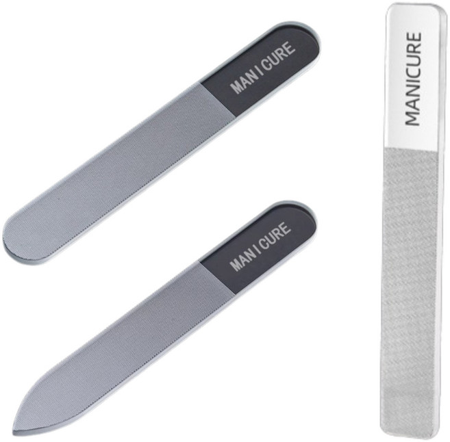 바이유즈 손톱광택 네일샤이너 네일파일 3종, 1세트