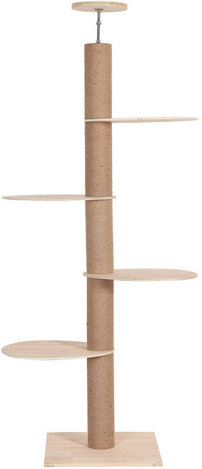 가또나인 자작나무 4단 고양이 캣폴, 1개