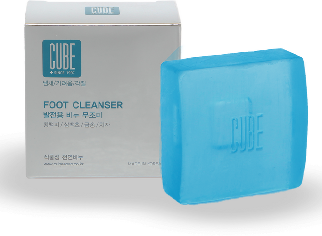 큐브 무조미 발전용 비누 100g, 1개입, 1개