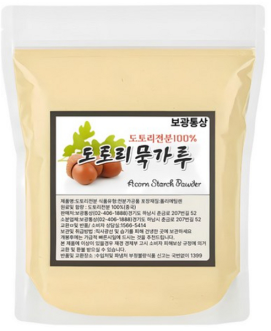 보광몰 도토리묵 전분가루 10kg 도토리묵가루, 1개