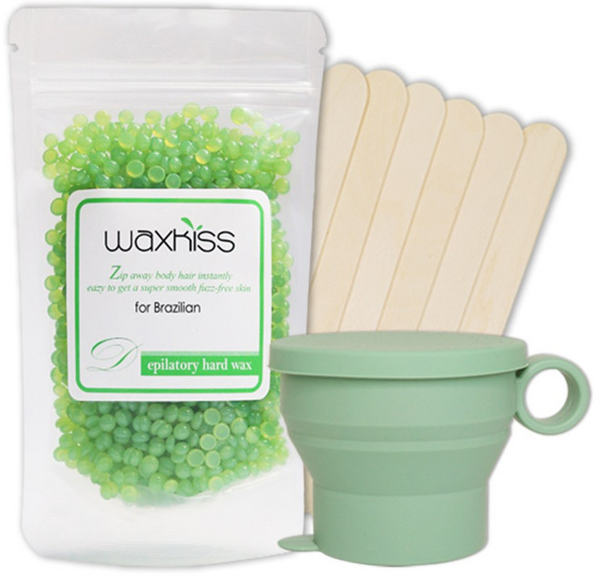 왁스키스 브라질리언 셀프 왁싱 제모 세트, 1개, 100g