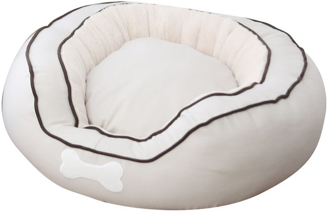 아페토 코튼 원형방석, L, 그레이