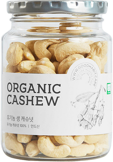 착한습관 캐슈넛 유기농 180g 1개