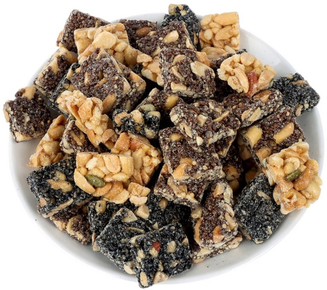 [입안 가득 고소함] 20년전통 뻥튀기곡물나라 모듬깨강정 참깨 검은깨 들깨 웰빙 한과, 1개, 420g