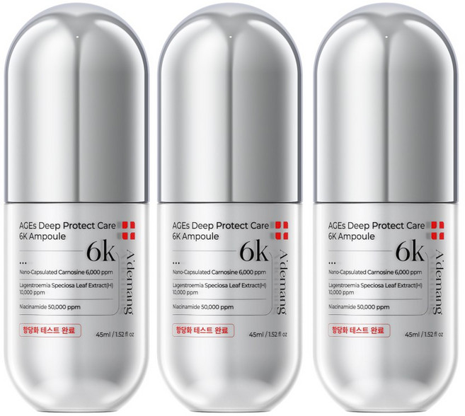 아드망 항당화 에이지이에스 딥 프로텍트 케어 6케이 앰플, 3개, 45ml