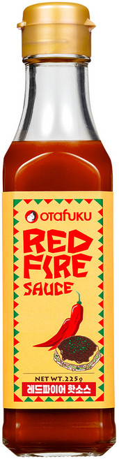오타후쿠 레드파이어 핫소스 매운맛 스리라차 피자 디핑 나쵸 일본 소스 225g 1개