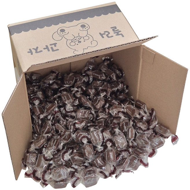 [놀러과자] 롯데 ABC 초콜릿 사무실 간식 대용량 개별포장 150개, 1개, 550g