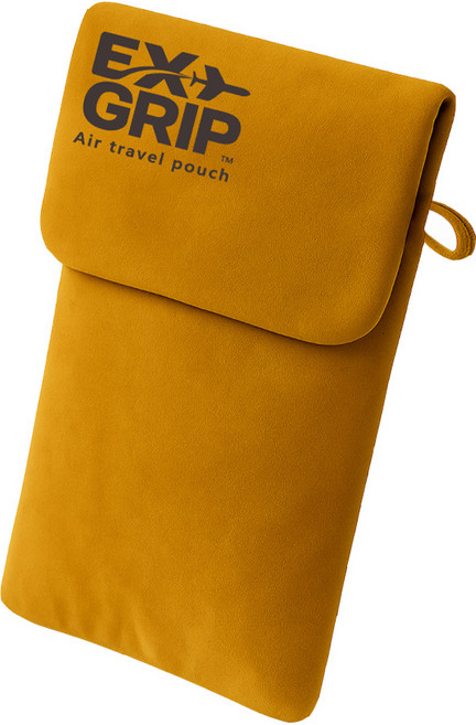 항공기반입 필수템 보조배터리파우치 엑스그립 EX-GRIP/S 열폭주방지 화재확산차단 특수소재 트래블파우치 노트북 전자담배 카메라배터리 유사시 침수소화 격리보관백 항공기 격리가방, 겨자색, 1개