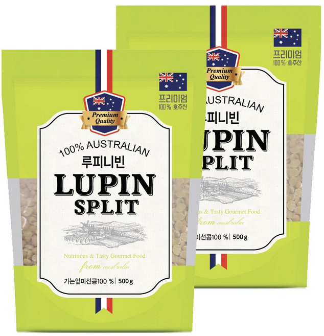 루피니빈 1kg(500g 2봉) 슈퍼푸드 호주산 당뇨 루핀콩, 1개, 1kg