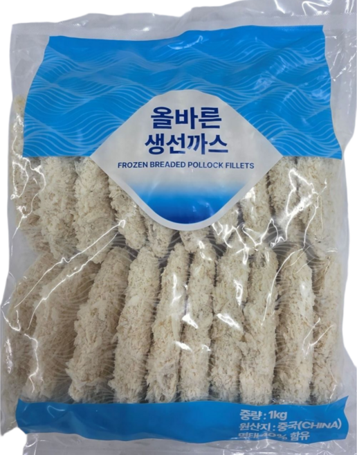 통통 순살 명태 생선까스 1kg 5봉 대용량 식자재 업소용, 5개