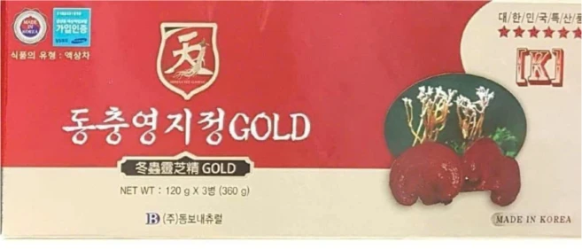 동충영지정 GOLD 120g (360g) [원산지:국내산], 1박스, 360g - 쿠팡