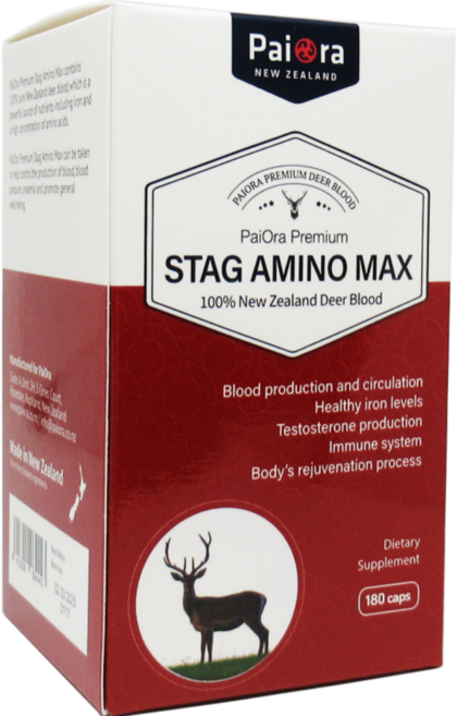 뉴질랜드 파이오라 프리미엄 스태그 아미노맥스 녹용(녹용캔디증정), 180정, 1개