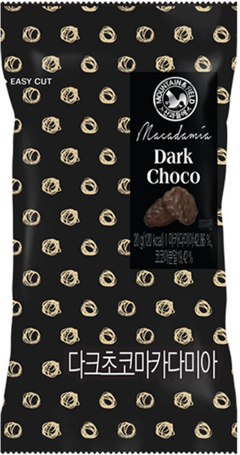 [산과들에]다크초콜릿 마카다미아 30봉 /초코볼, 20g, 30개