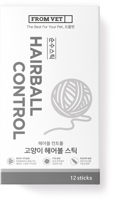 프롬벳 고양이 순수스틱 영양제, 12회분, 헤어볼, 1개