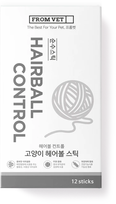 프롬벳 고양이 순수스틱 영양제, 12회분, 헤어볼, 1개 - 쿠팡