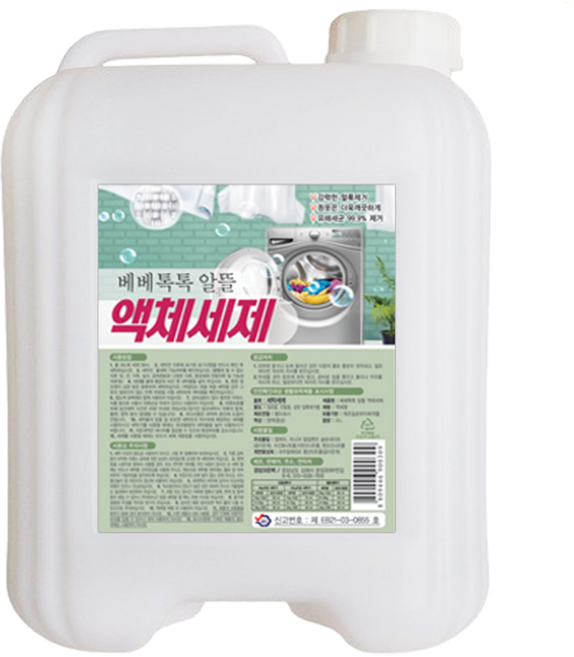 알뜰 액체세탁세제 13kg 액체세탁제 액체세제 빨래세제 세제 말통 대용량 업소용, 13L, 1개