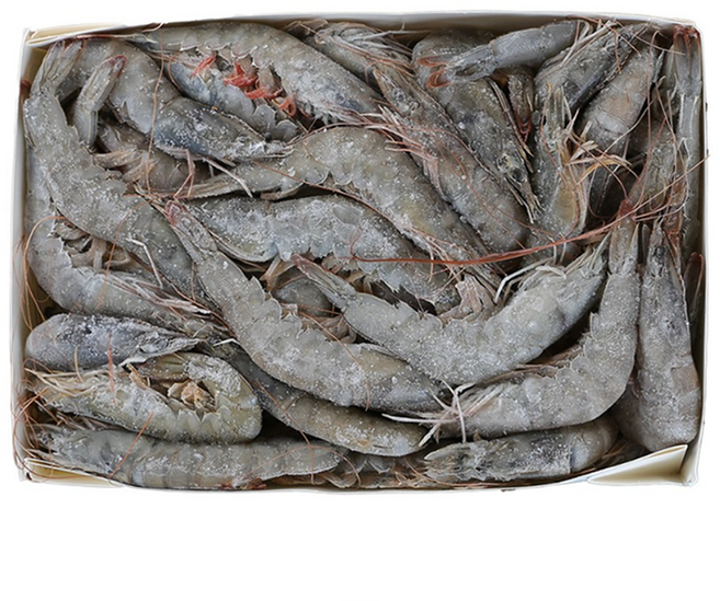업소용 페루산 흰다리새우 냉동 왕새우 생새우 제철 대하, 1박스, 12kg, 12kg [2kgX6팩] 소소 60/70