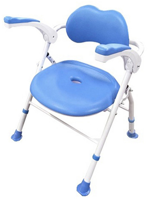 국산 노인 접이식 목욕의자 보필8 경량 어르신 환자용 높이조절 낮은 장애인 샤워의자 노인 알루미늄 노인 장기요양 복지용구 실버용품 요양등급 어르신용품, 노인장기요양등급 할인구매(본인부담금 6%), 블루, 1개