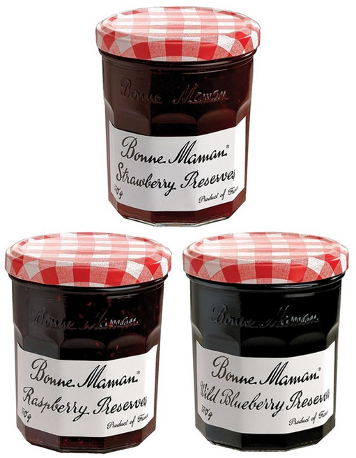 본마망 370g 3종 (딸기 라스베리 블루베리), 3개