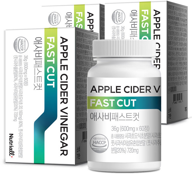 애사비 패스트컷, 3박스, 60정