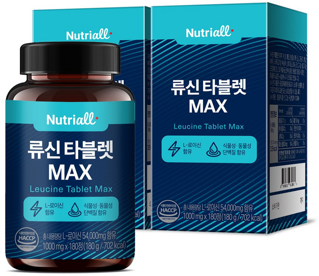 류신 타블렛 MAX 180정 6개월분 54000mg 함유, 2개