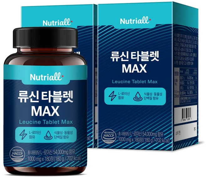류신 타블렛 MAX 180정 6개월분 54000mg 함유, 2개 - 쿠팡