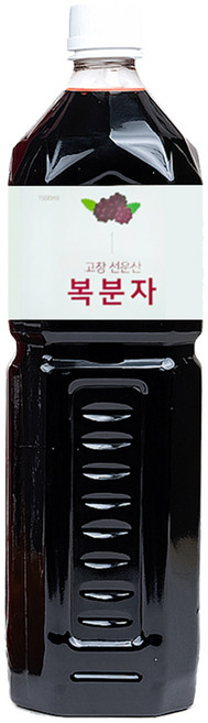 [미감미소] 1.5L 1병 대용량 / 고창선운산 토박이가 만든 햇 복분자 엑기스 선물포장, 01. 복분자엑기스 1.5L 1병, 1개, 1개입