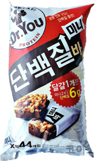 닥터유 프로틴바 미니, 13.5g, 44개