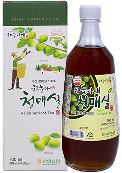 함양농협 하늘가애 청매실청 700ml, 1개