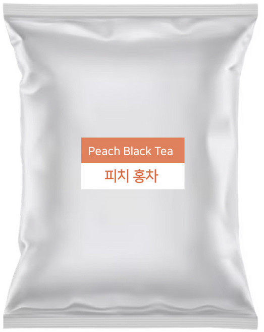[티스페이스] 프리미엄 피치 홍차 대용량 1kg 카페용 업소용, 1개, 1개입