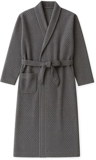 투데이리빙 프리미엄 극세사 사계절 샤워 가운 여름 겨울 물흡수 로브 남녀공용 고급 커플 잠옷 비치 베스 목욕 호텔 까운, 1개, R98642G(그레이