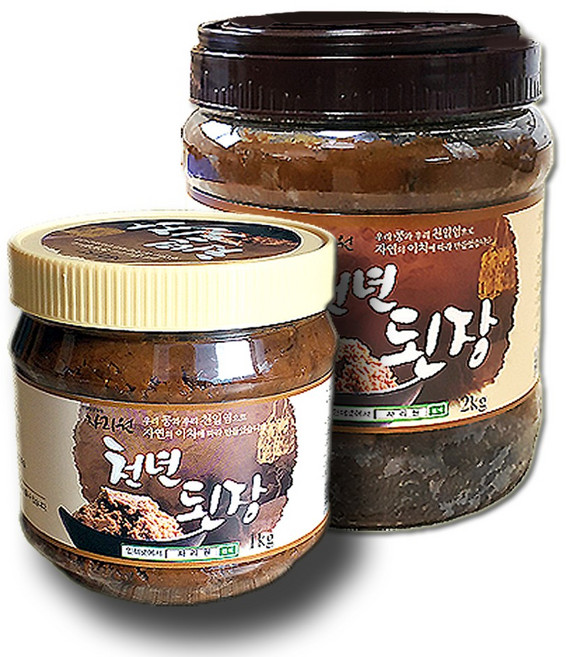 자연의 이치와 조상의 지혜로 빚은 국산 전통 재래식 경주 자리원 천년된장, 1kg, 1개