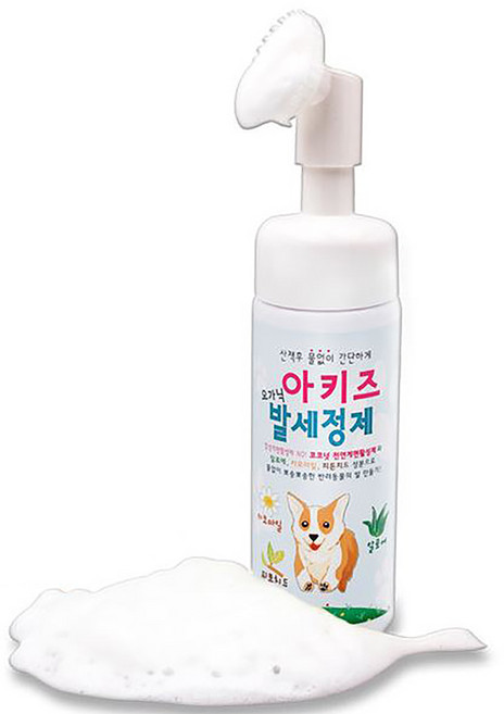 아키즈 반려동물 노워시 발세정제 천연성분, 1개