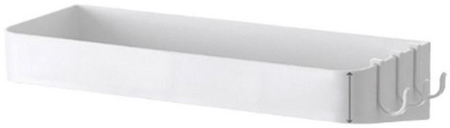 집새로이 욕실 청소용품 선반 정리대 거치대 물빠짐, 화이트, 1개