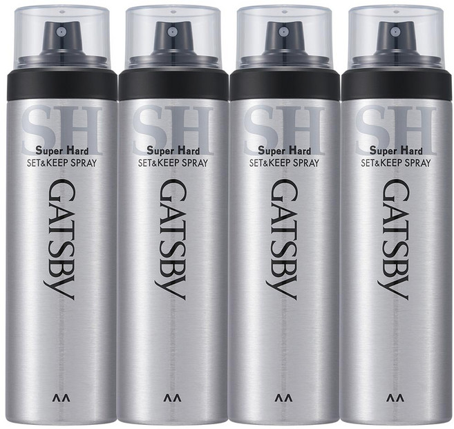 갸스비 셋앤킵 슈퍼하드 헤어스프레이, 263ml, 4개