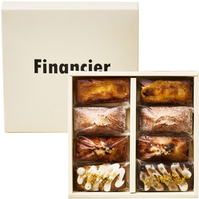 스위트밀 고급 버터 구움과자 휘낭시에 선물세트 (50g 8EA), 8개, 50g