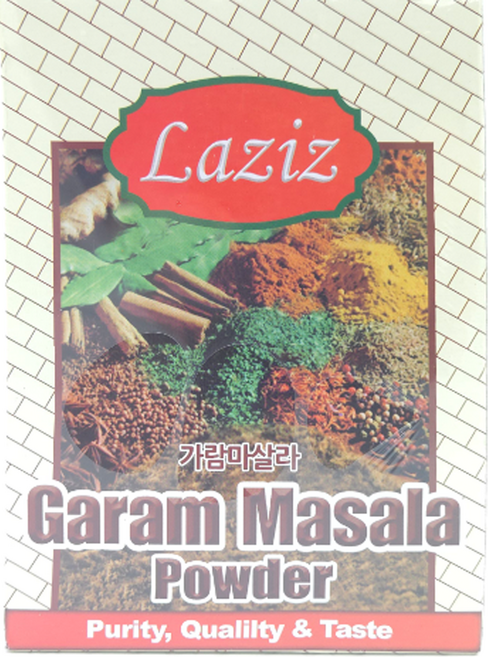 Laziz Garam Masala Powder 가람 마살라 파우더, 4개, 200g