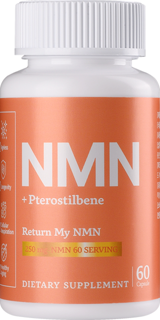 NMN & 프테로스틸벤의 완벽한 조합. 프리마베라 리턴 마이 NMN 250mg 캡슐, 1박스, 650g