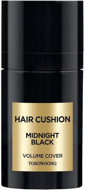 토소웅 매직 헤어쿠션 블랙, 1개