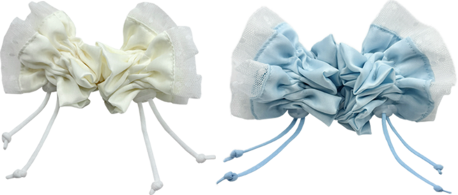 [퍼펫] 강아지 귀 보호 이어슈슈 귀처짐 방지 귀덮개 통품 귓병예방, 민트, 1개