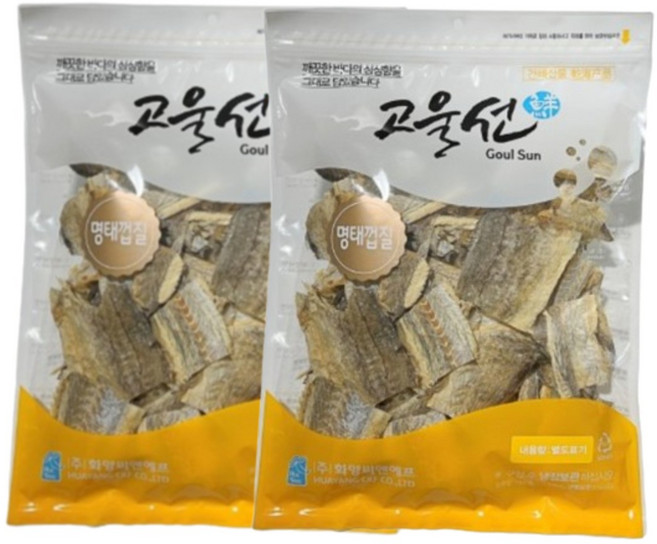 [고울선] 손질한 마른명태껍질 볶음용 튀각용 부각용 육수용 생선콜라겐 가정용 업소용 대용량, 손질한 황태껍질, 1개, 300g