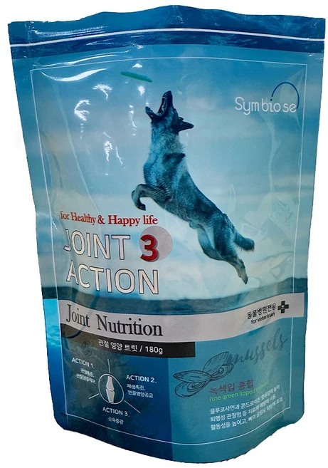 강아지 관절 영양제 슬개골 탈구 약대체용 애견 쓸개골 조인트 3 액션, 1개, 뼈/관절강화, 1정 - 쿠팡