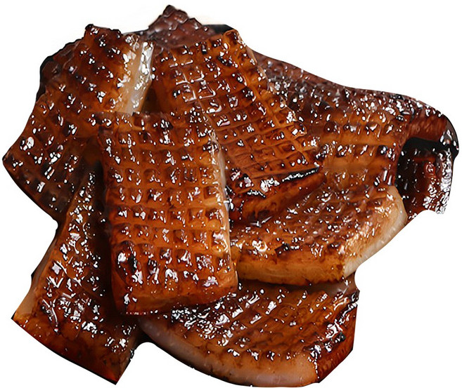 국내산 돼지껍데기 벌집 양념 껍데기 캠핑고기 콩가루 증정 350g, 01.갈비양념 돼지 벌집껍데기 350g 2팩